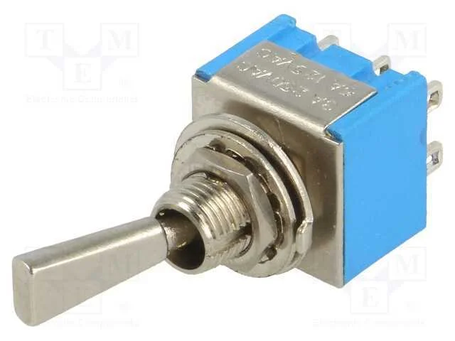 Interruptor: de Alavanca, Pos: 3, Dp3t, On-Off-On, 3a/250vac, 20mo