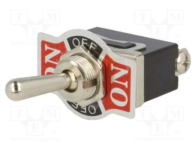 Interruptor: de Alavanca, Pos: 3, Sp3t, On-Off-On, 10a/250vac, 50mo