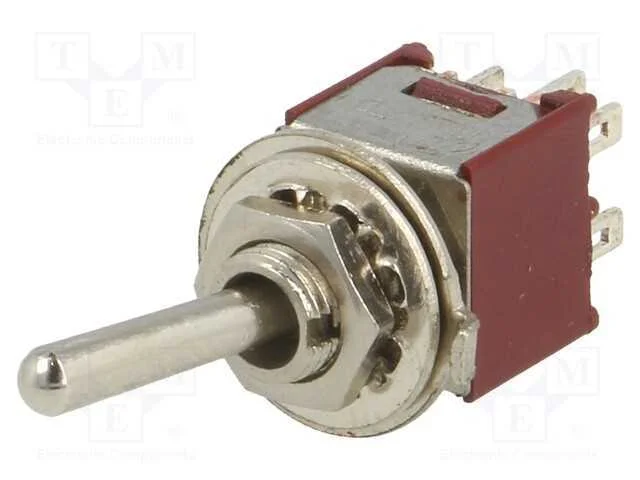 Interruptor: de Alavanca, Pos: 3, Dp3t, On-Off-On, 1a/250vac, 20mo