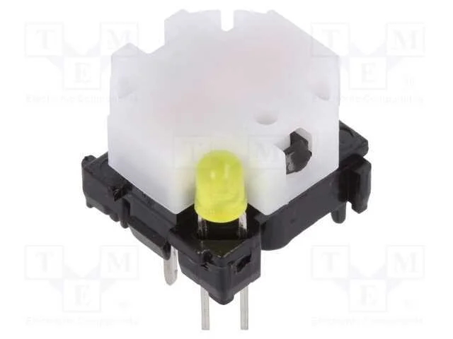 Interruptor: de Teclado, Pos: 2, Spst-No, 0,1a/28vdc, Branco, Led