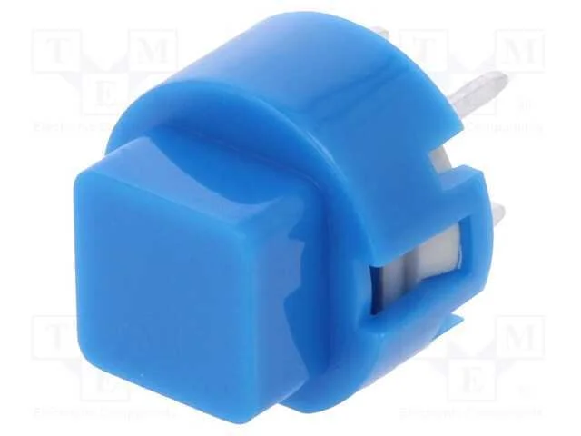 Interruptor: de Teclado, Pos: 2, Spst-No, 0,01a/32vdc, Azul, Tht