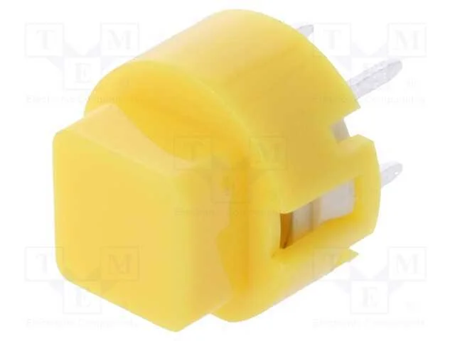 Interruptor: de Teclado, Pos: 2, Spst-No, 0,01a/32vdc, Amarelo, Tht