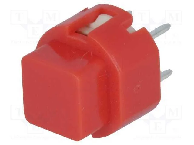 Interruptor: de Teclado, Pos: 2, Spst-No, 0,01a/35vdc, Vermelho