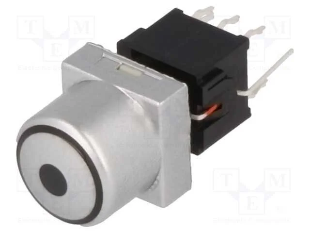 Interruptor: de Teclado, , Pos: 2, Dpdt, 0,1a/30vdc, Prateado, Led