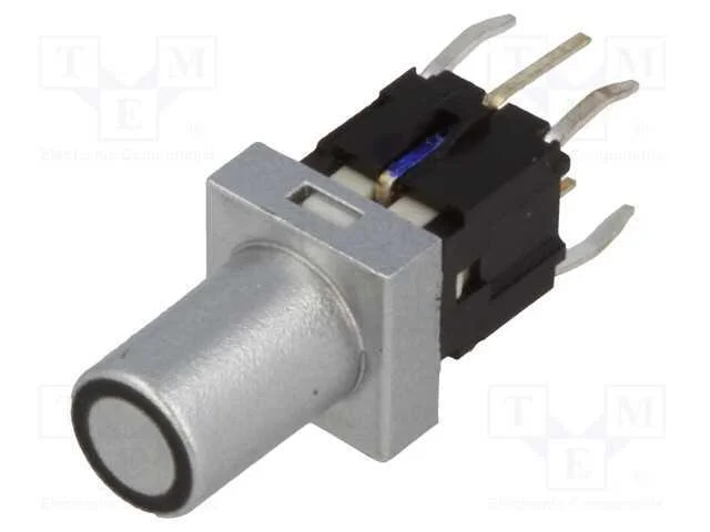 Interruptor: de Teclado, Pos: 2, Spst-No, 0,05a/12vdc, Prateado