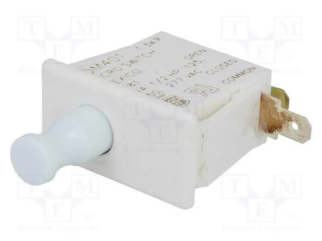 Interruptor: de porta, Pos: 2, SPDT, 10A/250VAC, .
