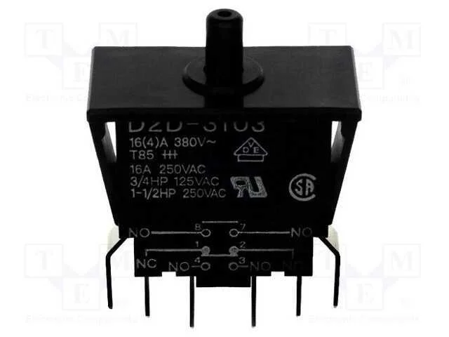 Interruptor: de Porta, Pos: 2, Dpst-No + Spst-Nc, 16a/250vac, D2d