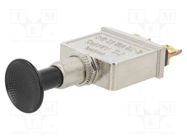 Interruptor: Extra&iacute;vel, Pos: 2, 75a/28vdc, Preto, Ilum: N&atilde;o Disp.
