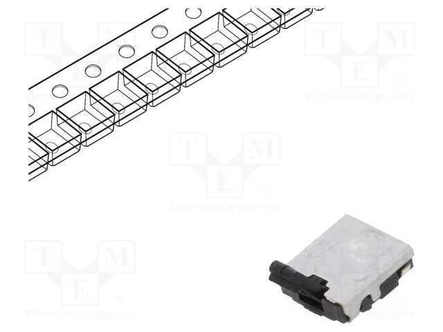 Interruptor: do Sensor, Pos: 2, Spst, 0,01a/5vdc, Sa&iacute;: Dobradas