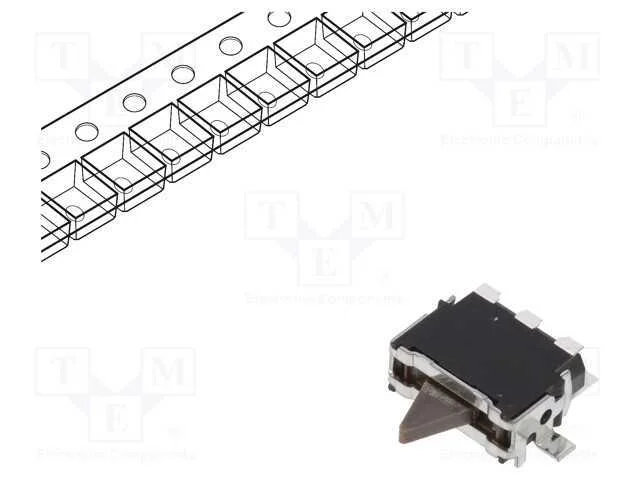 Interruptor: do Sensor, Pos: 3, Spdt, 0,01a/5vdc, 500mo, Horizontal