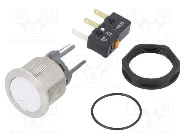 Interruptor: antivandalismo, Pos: 2, SPDT, 3A/250.