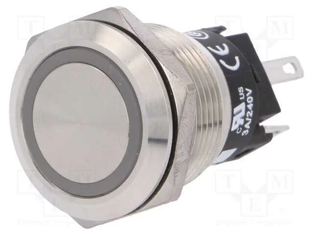 Interruptor: antivandalismo, Pos: 2, SPDT, 3A/240.