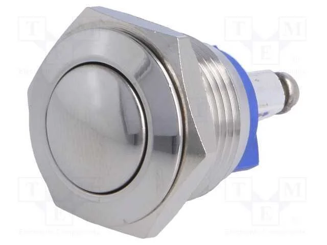 Interruptor: Antivandalismo, Pos: 2, Spst, 2a/48vdc, Ip65, Off-(On)