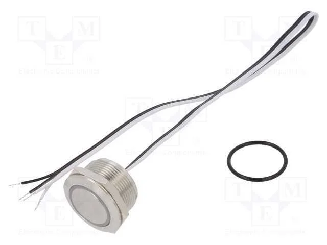 Interruptor: Antivandalismo, Pos: 2, Spst-No, 50ma/24vdc, Ip65
