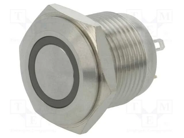 Interruptor: Antivandalismo, Pos: 2, Spst-No, 2a/36vdc, Ip65, Azul