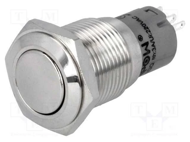 Interruptor: Antivandalismo, Pos: 2, Spdt, 0,5a/220vac, 1a/24vdc