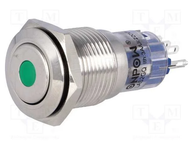 Interruptor: Antivandalismo, Pos: 2, Spdt, 0,5a/220vac, 1a/24vdc