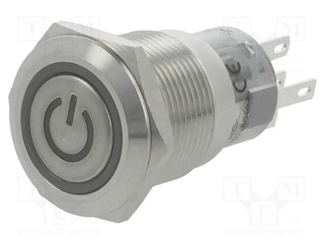 Interruptor: antivandalismo, Pos: 2, SPDT, 0,5A/2.