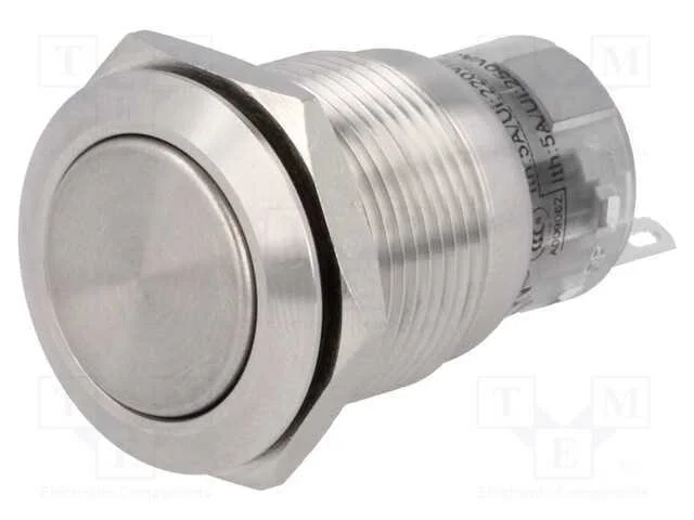Interruptor: Antivandalismo, Pos: 2, Spdt, 0,5a/220vac, 1a/24vdc