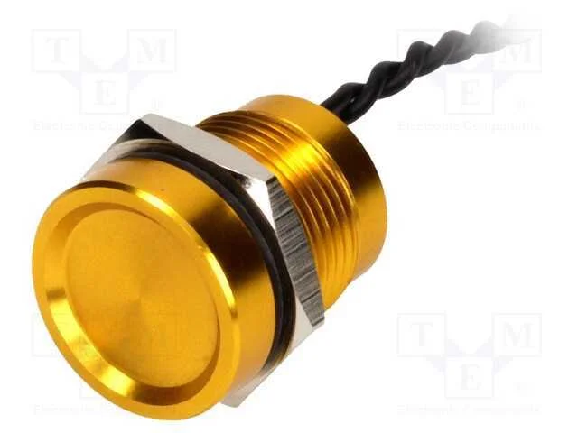 Interruptor: Piezoel&eacute;ctrico, Pos: 2, Spst-No, 0,2a/24vac, Ip68