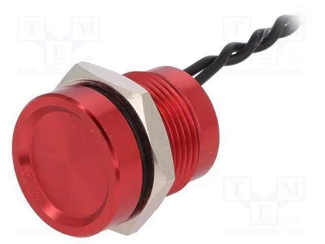 Interruptor: Piezoel&eacute;ctrico, Pos: 2, Spst-No, 0,2a/24vac, Ip68