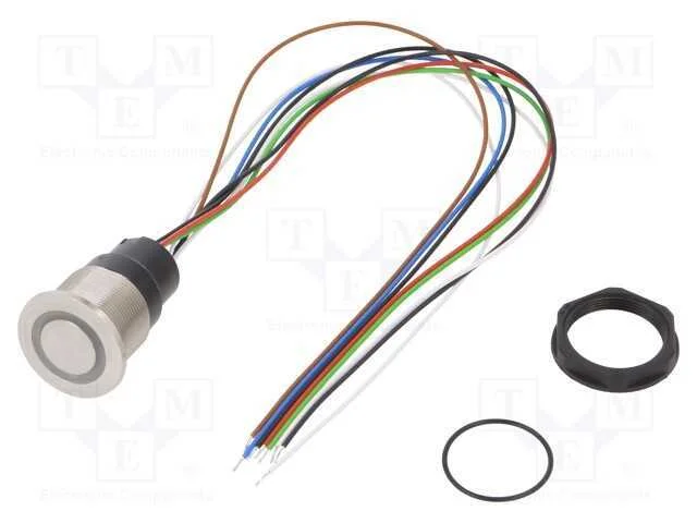 Interruptor: capacitivo, Pos: 2, SPST, 0,1A/42VAC.