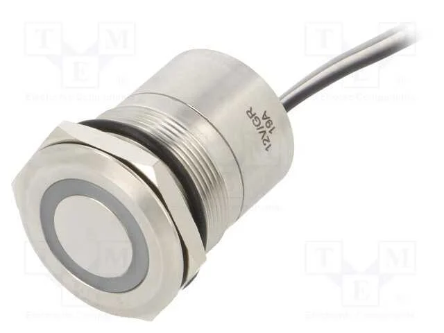 Interruptor: Capacitivo, Pos: 2, Spst-Nc, 0,01a/12vdc, Ip68, On-Off