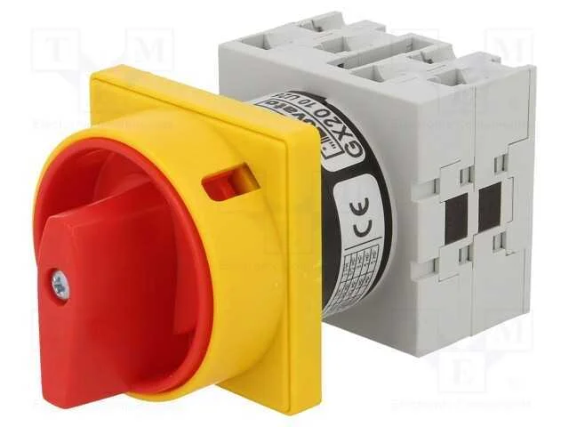 Interruptor: de came, Pos.est&aacute;v: 2, 20A, 0-1, par.