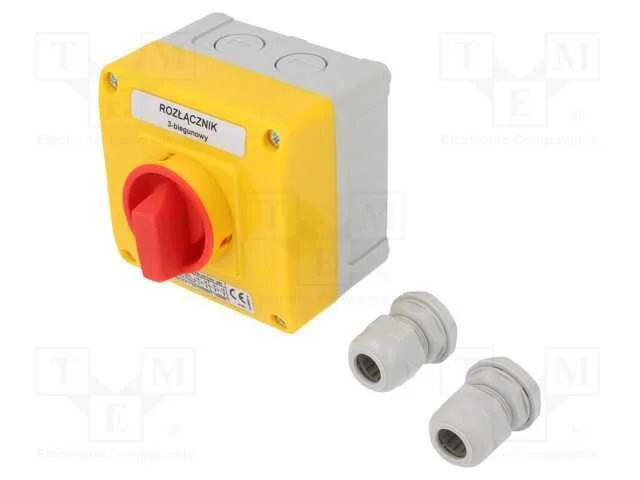 Interruptor: de Came, Pos.Est&aacute;v: 2, 16a, 0-1, para Montar em Cima