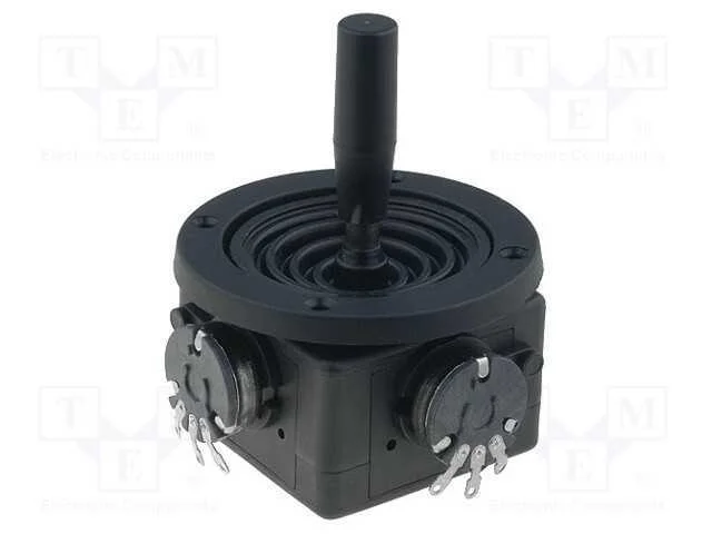 Joystick, 1.8&divide;3.2ko+5%,2- Axial, Pos.Est&aacute;v: 1, 5ko, -10&divide;80c, +5%