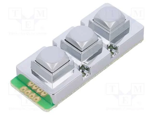 De teclado, Quant.de bot: 3, metal, 200mO, 1,5N, .