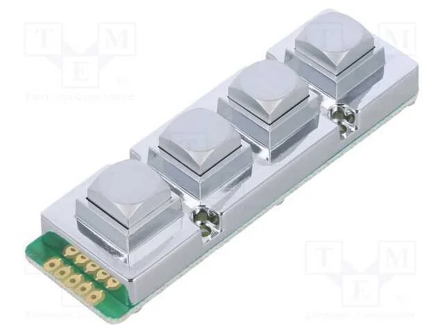 De teclado, Quant.de bot: 4, metal, 200mO, 1,5N, .