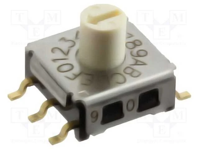 Emissor de C&oacute;digo, Hex/Bcd, Pos: 16, Smt, Rcontacto Max: 200mo