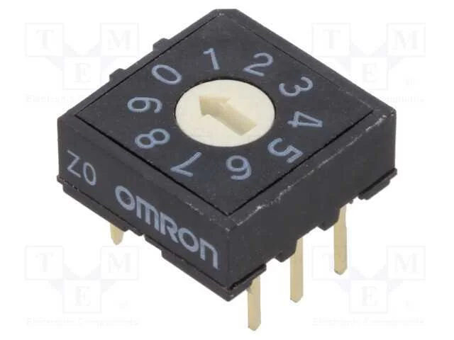 Emissor de c&oacute;digo, DEC/BCD, Pos: 10, THT, Rcontac.