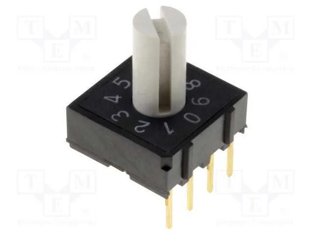 Emissor de c&oacute;digo, DEC/BCD, Pos: 10, THT, Rcontac.