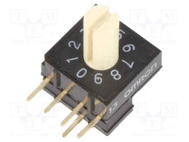 Emissor de C&oacute;digo, Dec/Bcd, Pos: 10, Tht, Rcontacto Max: 200mo
