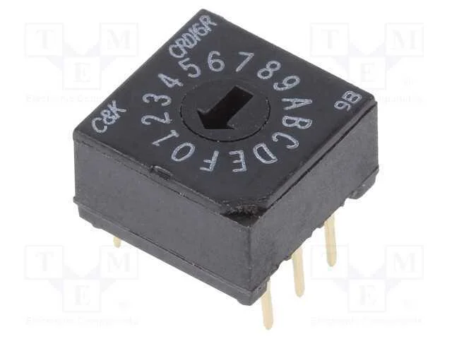 Emissor de C&oacute;digo, Hex/Bcd, Pos: 16, Tht, Rcontacto Max: 100mo