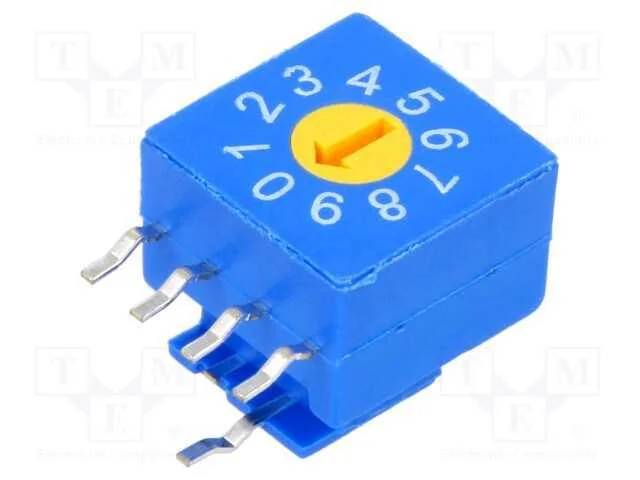 Emissor de C&oacute;digo, Dec/Bcd, Pos: 10, Tht, Rcontacto Max: 100mo