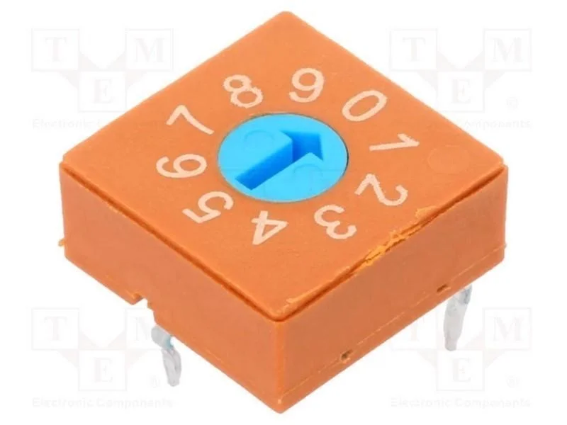 Emissor de C&oacute;digo, Dec/Bcd, Pos: 10, Tht, Rcontacto Max: 100mo