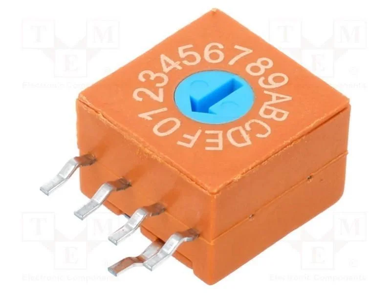 Emissor de C&oacute;digo, Hex/Bcd, Pos: 16, Tht, Rcontacto Max: 100mo