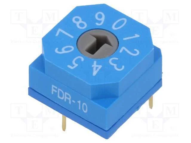 Emissor de c&oacute;digo, DEC/BCD, Pos: 10, THT, Rcontac.