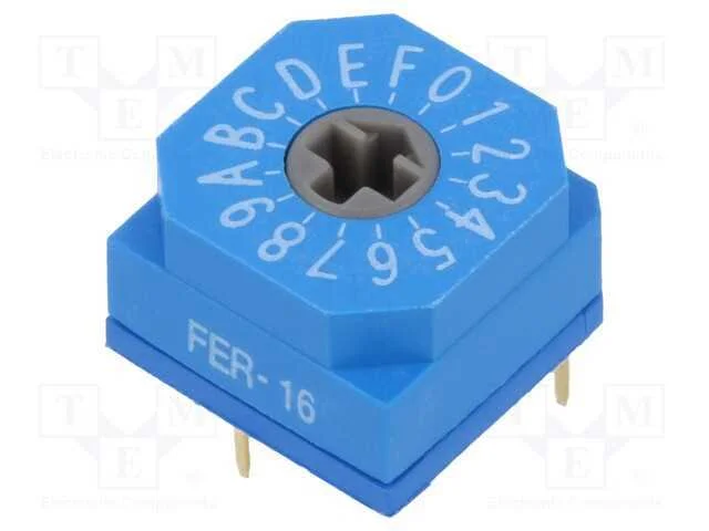 Emissor de C&oacute;digo, Hex/Bcd, Pos: 16, Tht, Rcontacto Max: 80mo, 7ncm