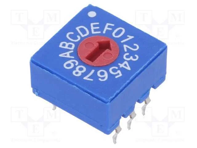 Emissor de C&oacute;digo, Hex/Bcd, Pos: 16, 10x10x5mm