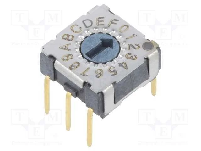 Emissor de c&oacute;digo, HEX/BCD, Pos: 16, THT, Rcontac.