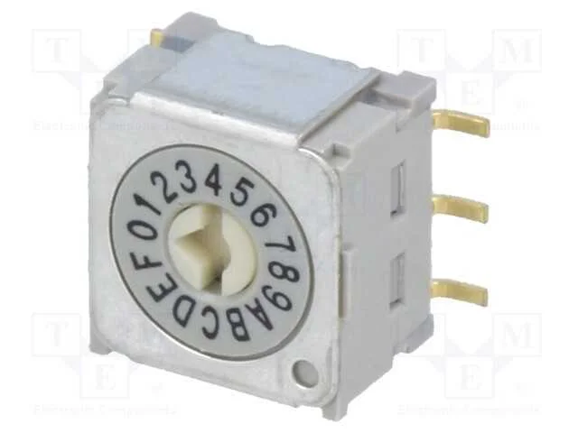 Emissor de C&oacute;digo, Hex/Bcd, Pos: 16, Vertical, Rcontacto Max: 30mo