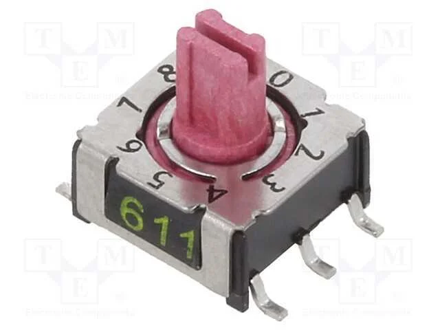 Emissor de C&oacute;digo, Dec/Bcd, Pos: 10, Smd, Rcontacto Max: 80mo, P36