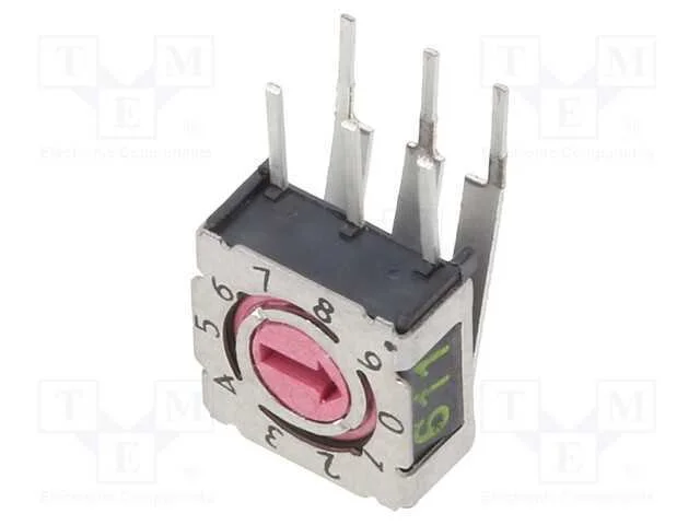 Emissor de c&oacute;digo, DEC/BCD, Pos: 10, THT, Rcontac.