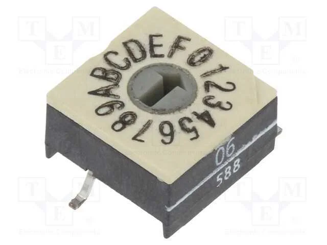 Emissor de C&oacute;digo, Hex/Bcd, Pos: 16, Smd, Rcontacto Max: 100mo