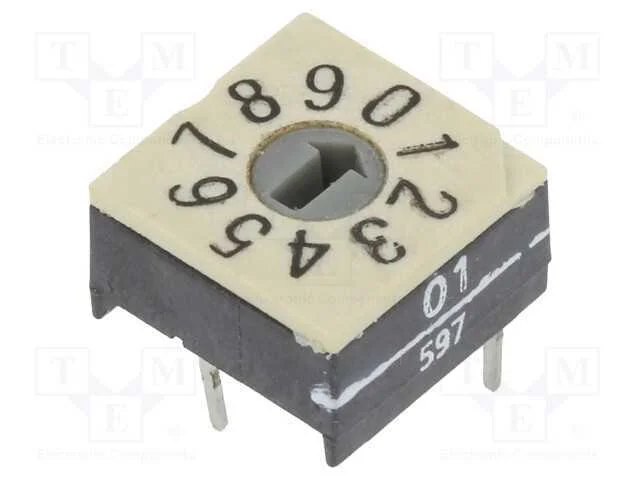 Emissor de C&oacute;digo, Dec/Bcd, Pos: 10, Tht, Rcontacto Max: 100mo
