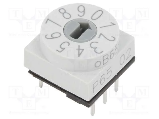 Emissor de C&oacute;digo, Dec/Bcd, Pos: 10, Tht, Rcontacto Max: 80mo, P65